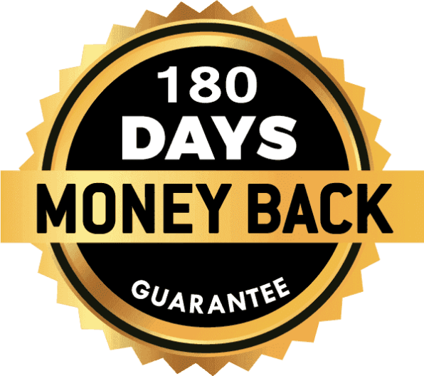 180 day moneyback Guarantee